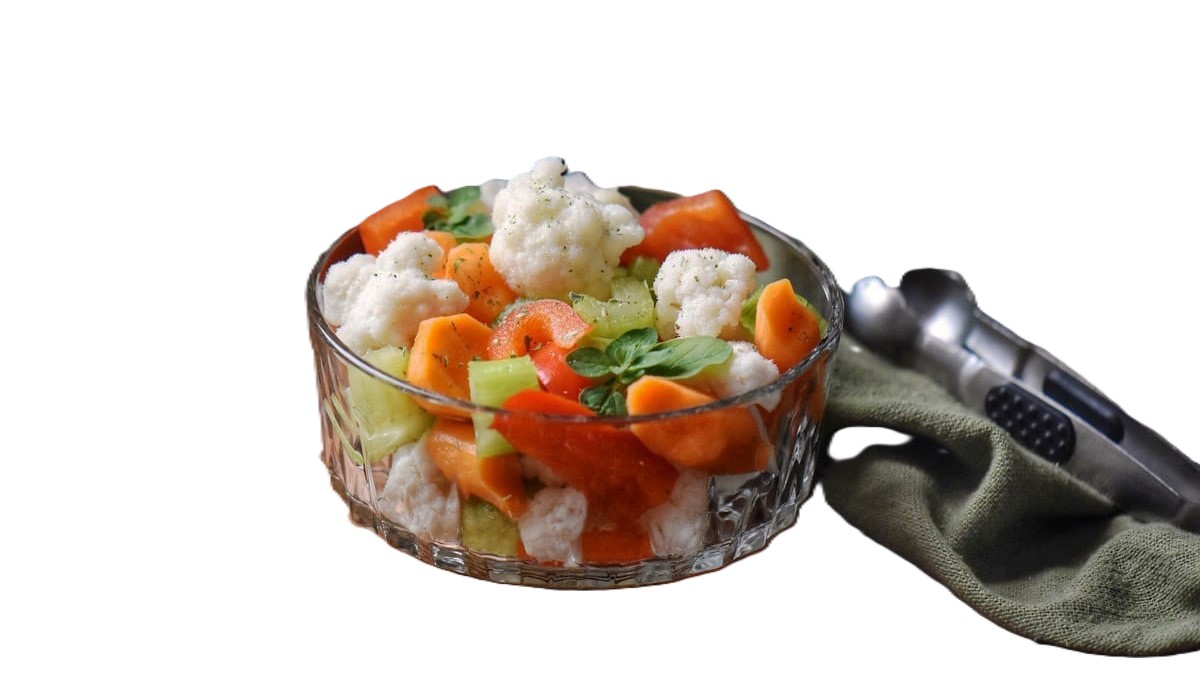 cauliflower-pickled-with-red-wine-vinegar-recipe ترشی - Image 1