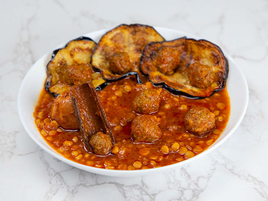 gheimeh_with_aubergine_and_meatball_w_hese_tazegi خورشت قیمه بادمجان - تصویر 1
