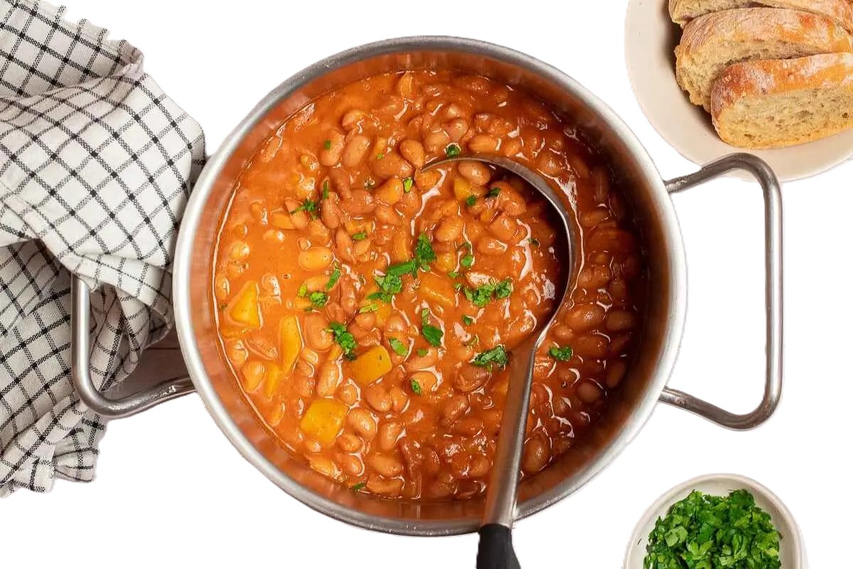 pinto-bean-soup-10 خوراک لوبیا چیتی - Image 1