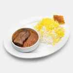 چلو خورشت قیمه بادمجان